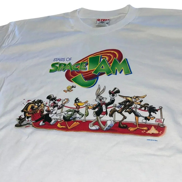 Space Jam 1996 Deadstock Movie Promo T-shirt - Picture 3 of 4